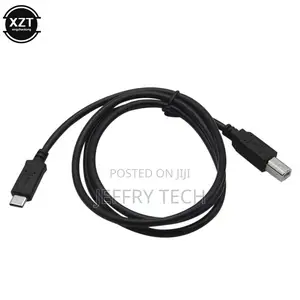 USB 3.1 Type C Male Connector to USB 2.0 B Type Male Data Ca
