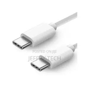 Type C to Type C Fast Charger Cable - White