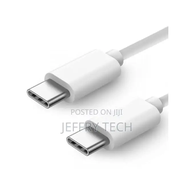 Type C to Type C Fast Charger Cable - White