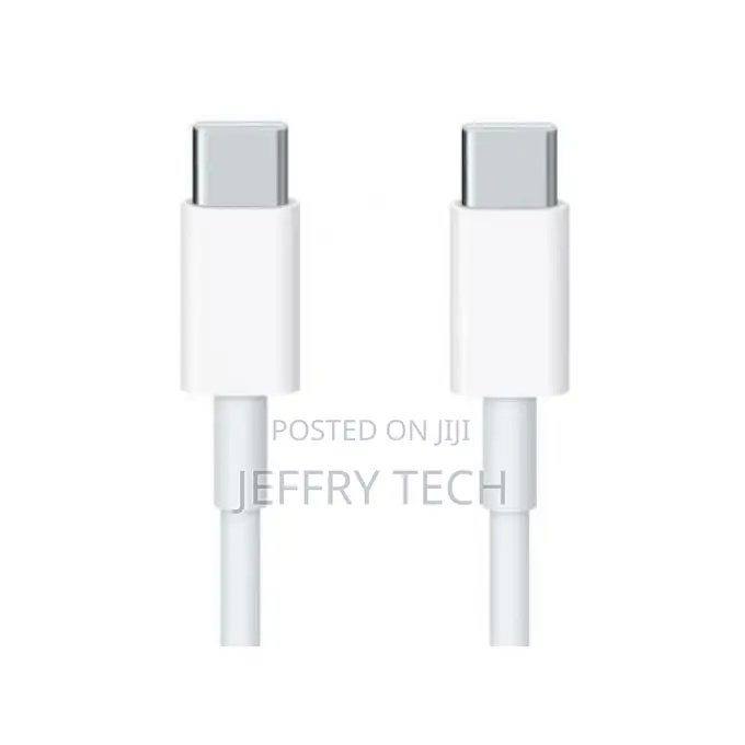 Type C to Type C Fast Charger Cable - White