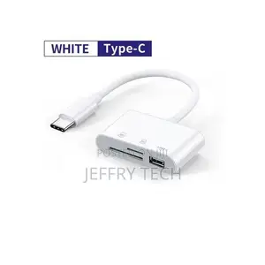 USB Type C Card Reader 3 in 1 Multi OTG Adapter SD TF Memory