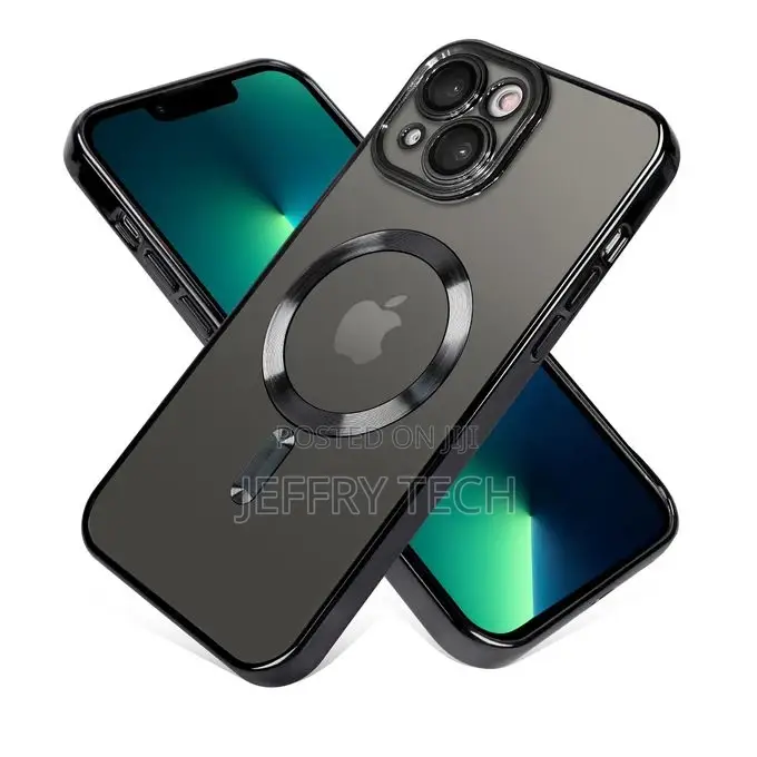 iPhone 13 Magnetic Case - Magsafe - Shockproof - Black Edge