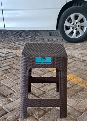 Brown Stool## at Bamboo Plastic Stools