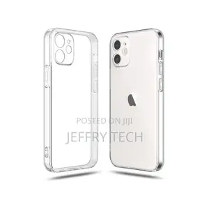 Transparent Silicone Case + Lens Protection for iPhone 11