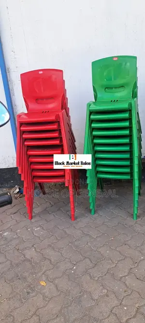 Strong Mix Colours Armless Plastic Chair