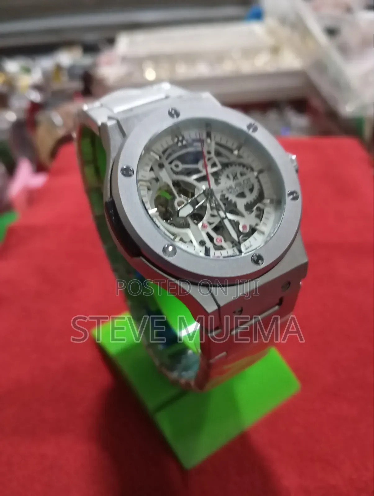 Hublot Metallic Watch.