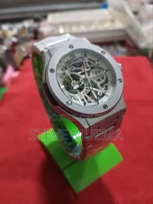Hublot Metallic Watch.