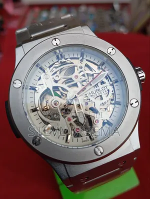 Hublot Metallic Watch.