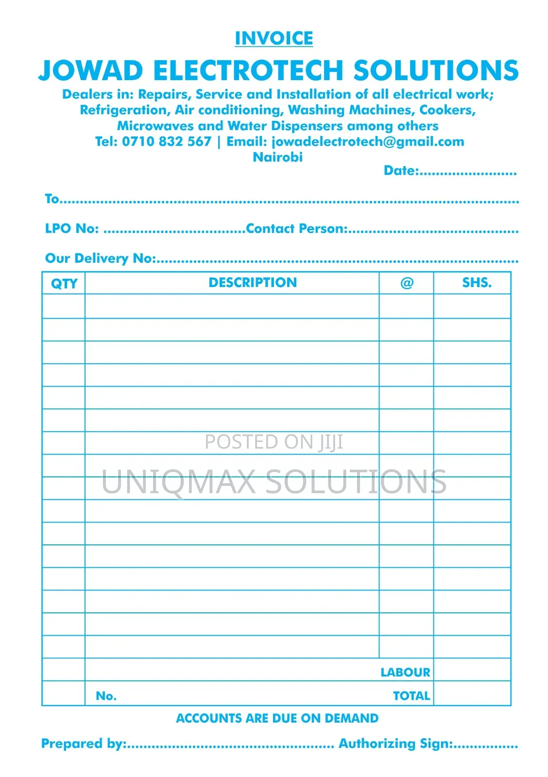 Quality NCR Receipts