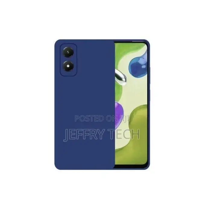 Generic Silicone Case Compatible With Vivo Y02 Blue