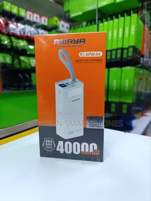 Amaya Powerbank 40000mah
 22.5W Super Fast Charge