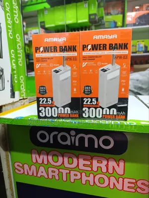 Amaya APW-03 Power Bank 30000mah , Fast Charging