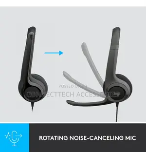 Logitech H390 Wired Headset With Noise Cancelling Microphone