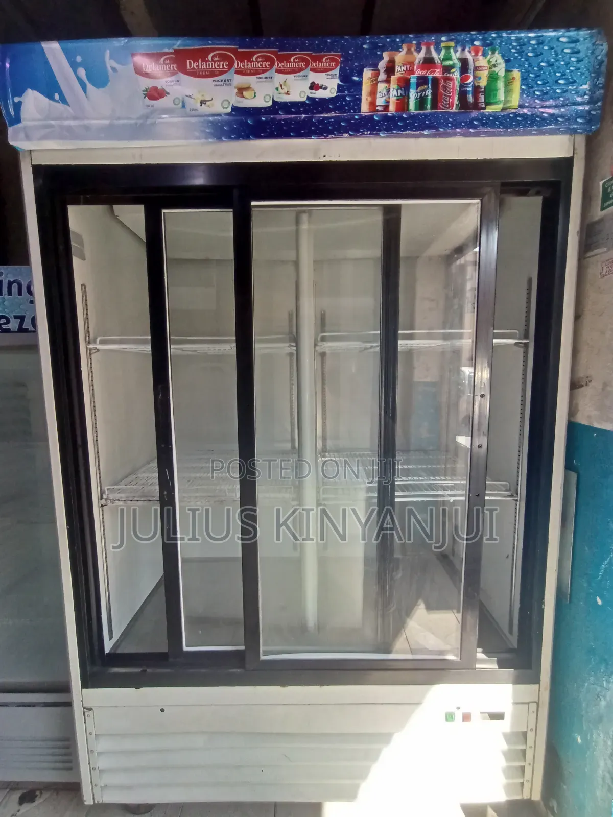 Double Door Display Fridge