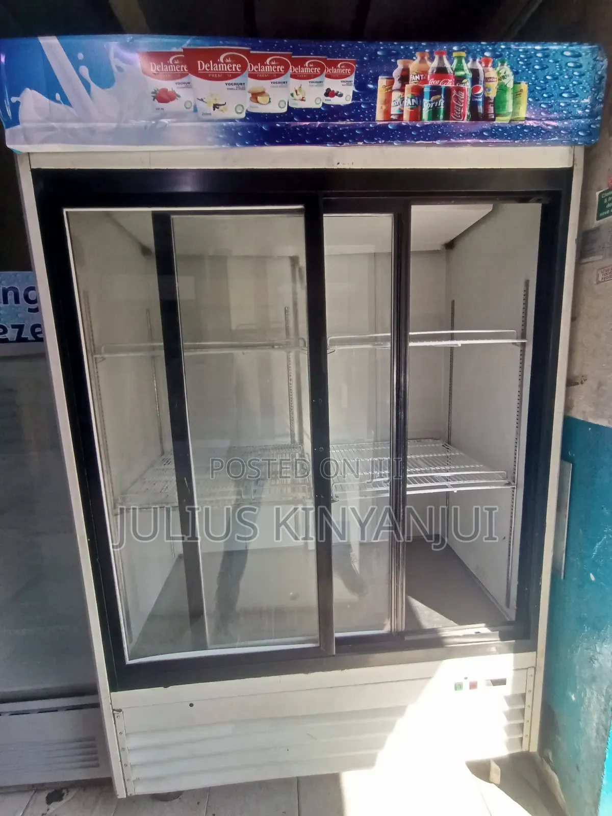 Double Door Display Fridge