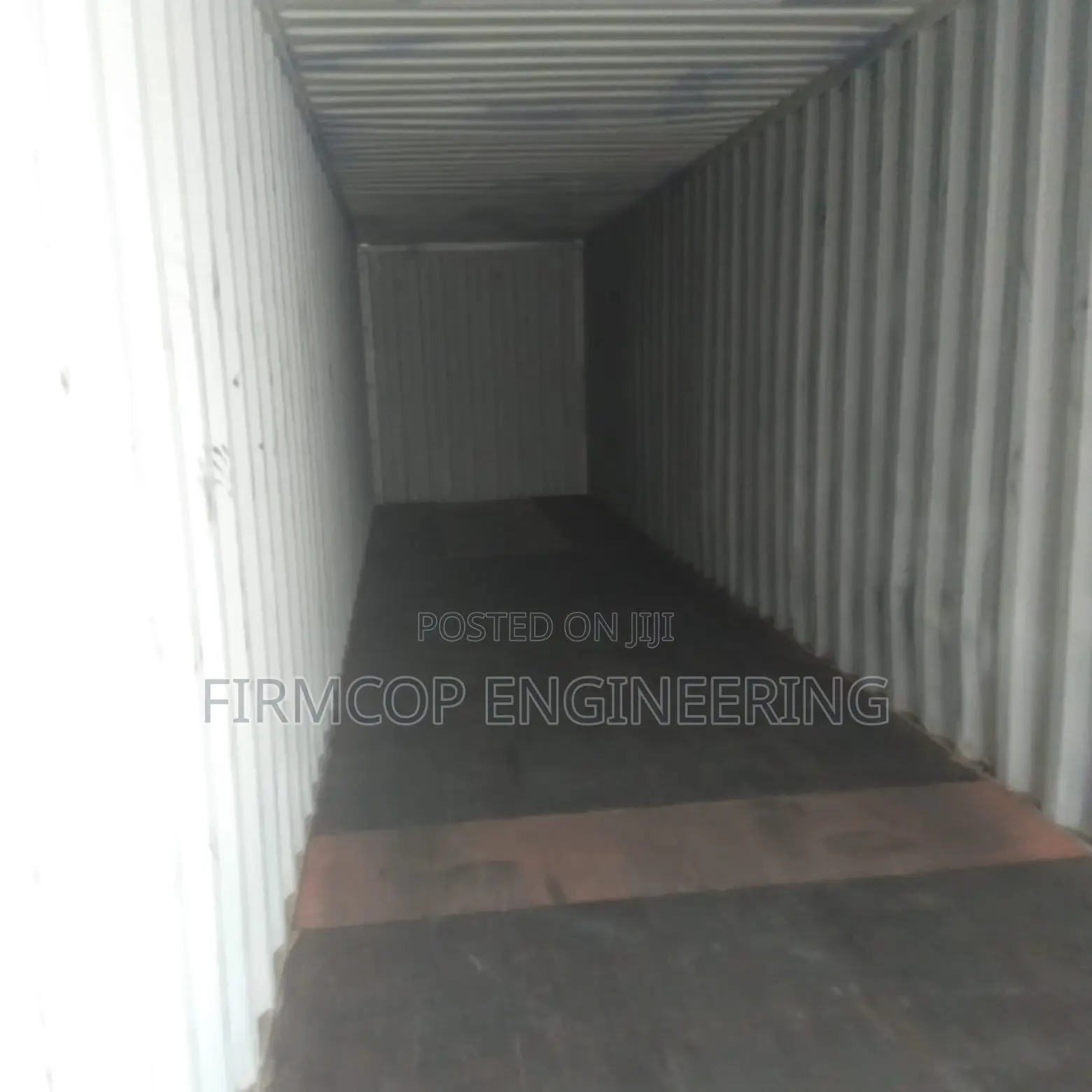 Clean Empty Shipping Containers