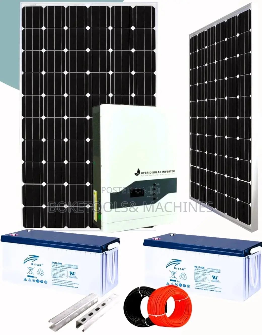 1KVA Backup Solar Complete System Kit