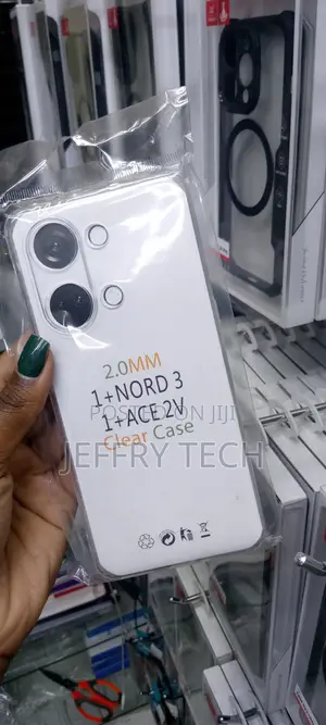 Oneplus Nord 3/Oneplus Ace 2V Case Transparent, Military-Gra