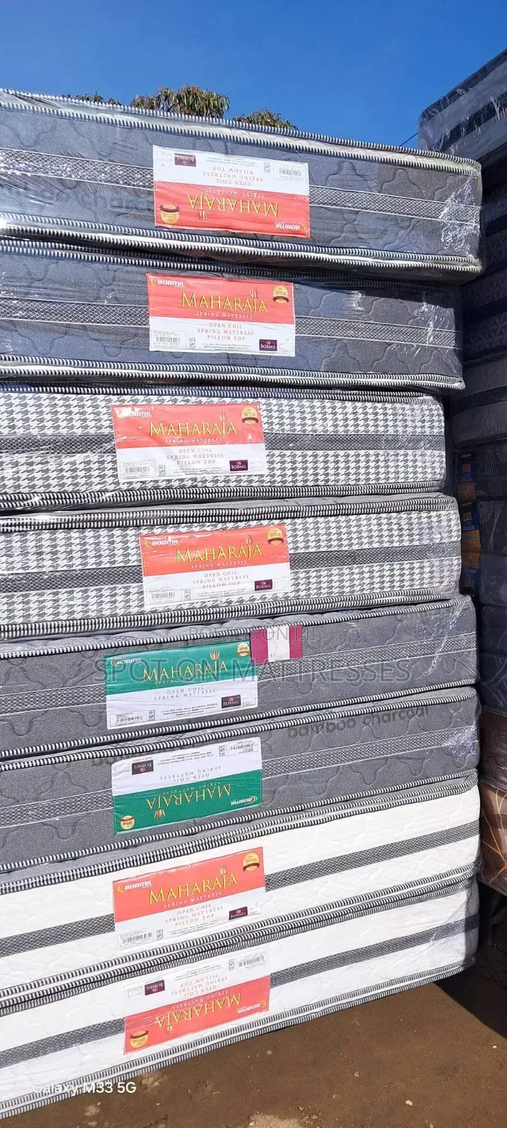Bobmi Maharaja Pillowtop Spring Mattresses.
