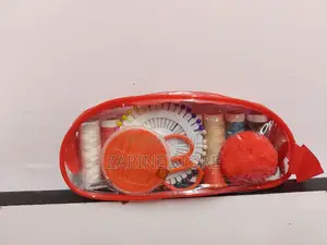 Complete Sewing Kit With Threads, Needles, Scissors, Tape