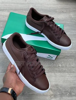 Dark Brown Puma Sneakers for Men