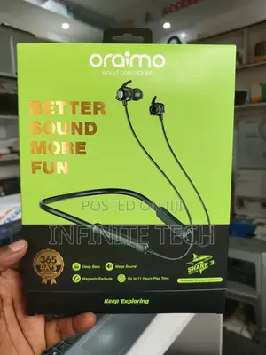 Oraimo Shark 4 Dual EQ 20-Hr Playtime IPX5