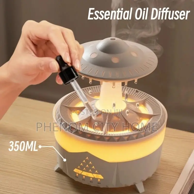 Water Raindrops Ultrasonic Air Humidifier