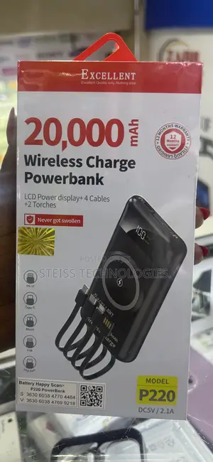Excellent 20000mah Wireless Powerbank