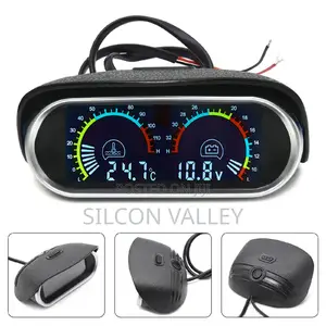 Classic Temperature Gauge and Voltage Gauge for Cars