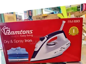 RM/693 Ramtons Dry Iron Box With Spray.