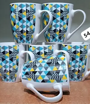 Set of Six Colourfull and Quality Tea Cups .
