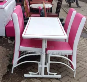 Restaurant Executive Set, Pink and White 