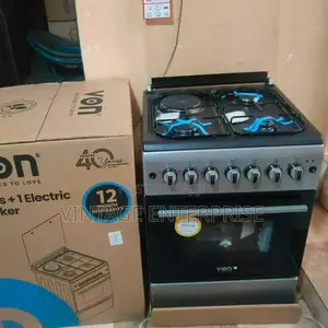 Von Gas Cooker -(3gas and 1 Electric Cooker ) ,Gas Oven 
