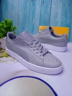 Gray Puma Sneakers Shoes for Men