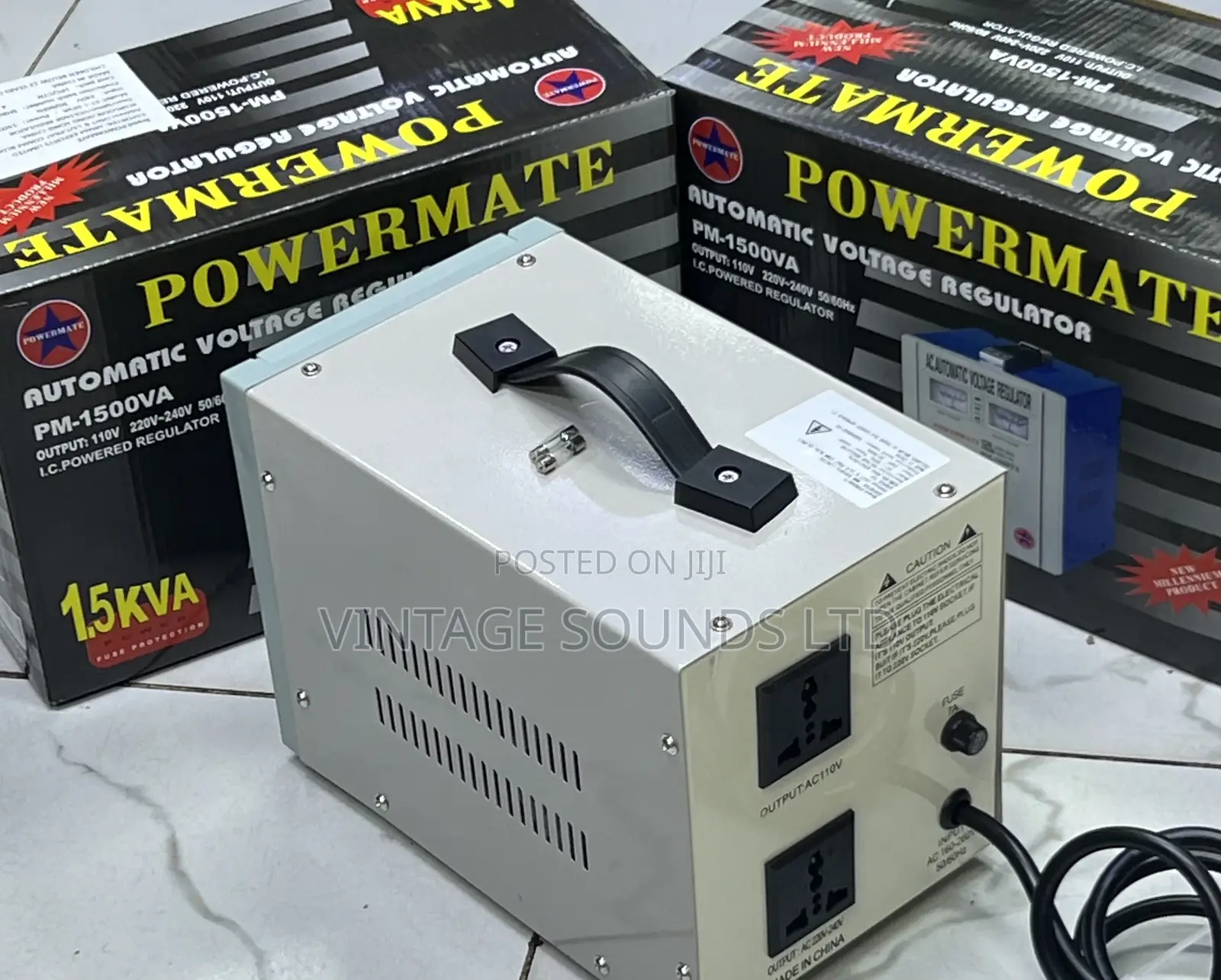 1.5KVA Powermate Power Regulator With Stepdown 220/110v