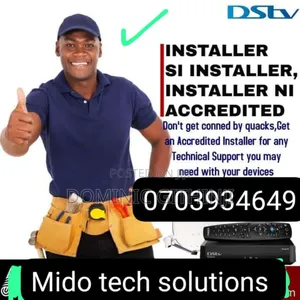 Accredited DSTV/Starlink /CCTV /Tv Mounting