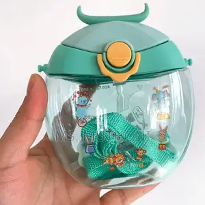 400 Ml Doughnut Shaped Kids Water Bottle*