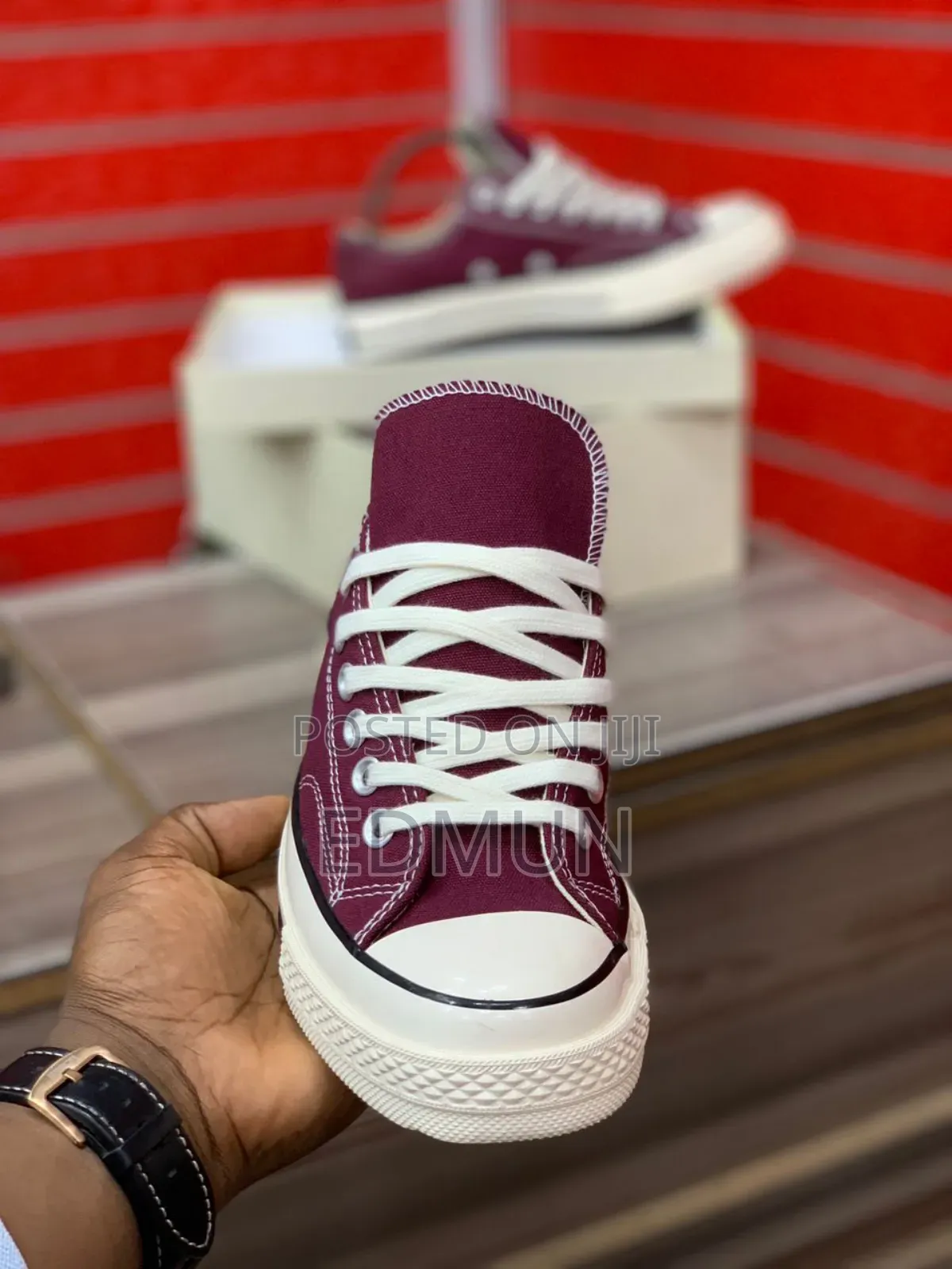 Maroon All Star Converse