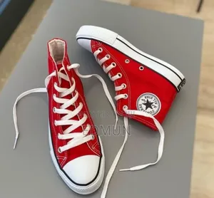 Red All Star High Cut