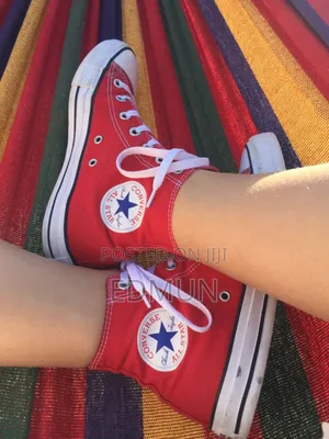 Red All Star High Cut