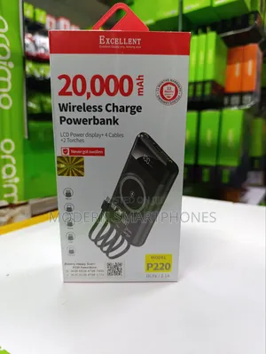Wireless Powerbank 20,000 Mah