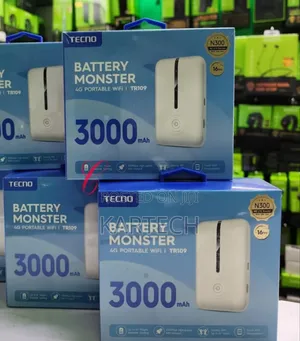 Tecno Mifi 4g Wifi Up to 300mbps With 16 Users