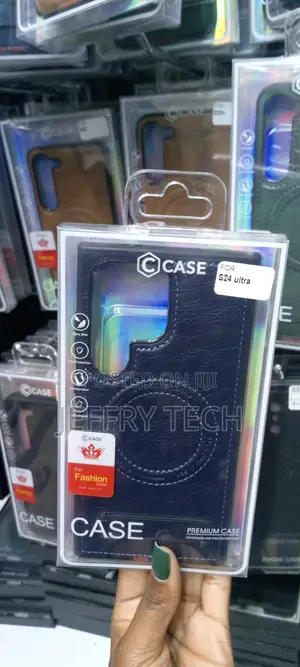 S24 Ultra Case Leather [Compatible With Magsafe Wireless Ch