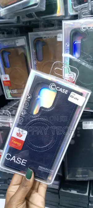 S24 Ultra Case Leather [Compatible With Magsafe Wireless Ch