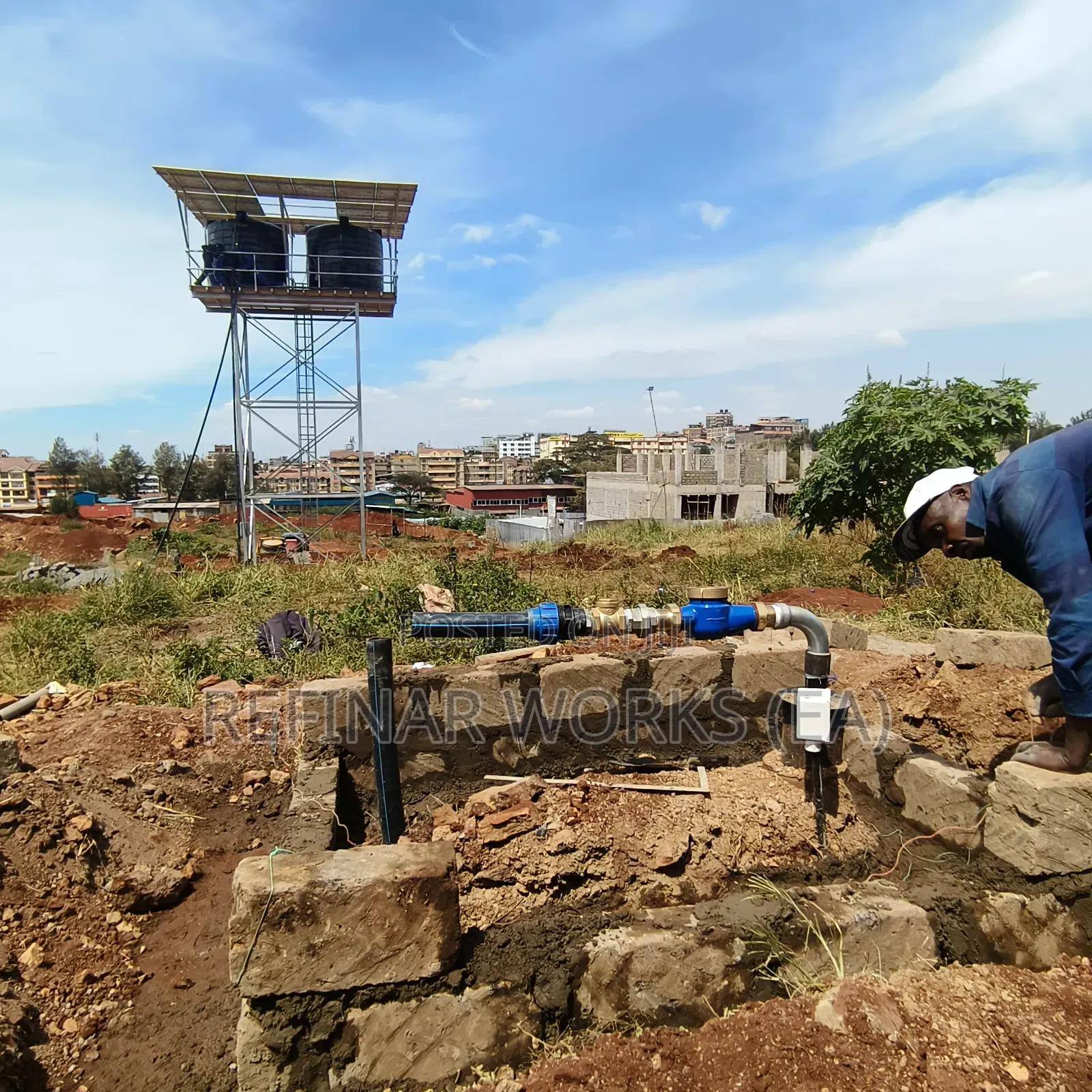Water Tower Construction - Robust Steel Tower Fabrications