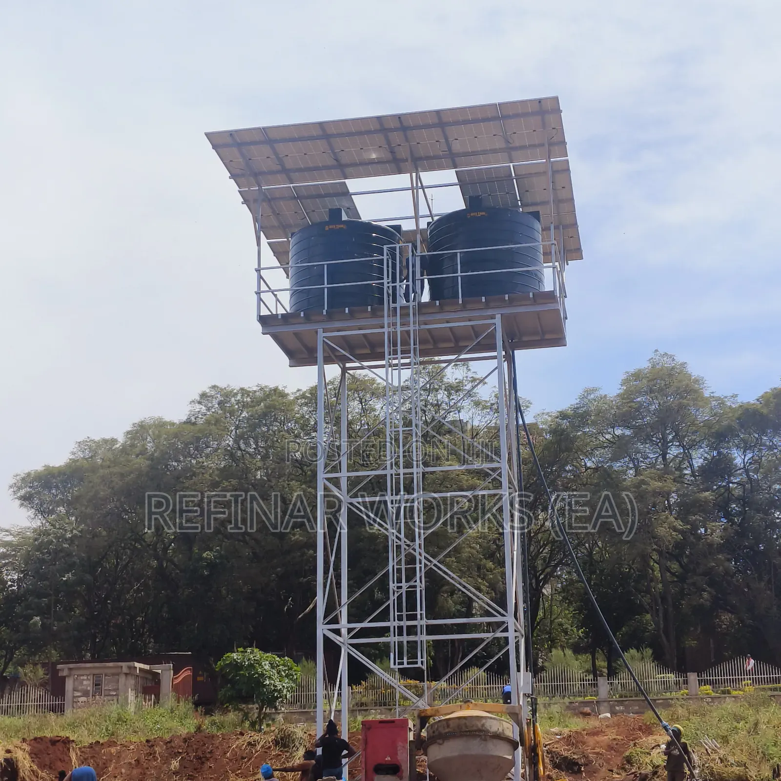 Water Tower Construction - Robust Steel Tower Fabrications