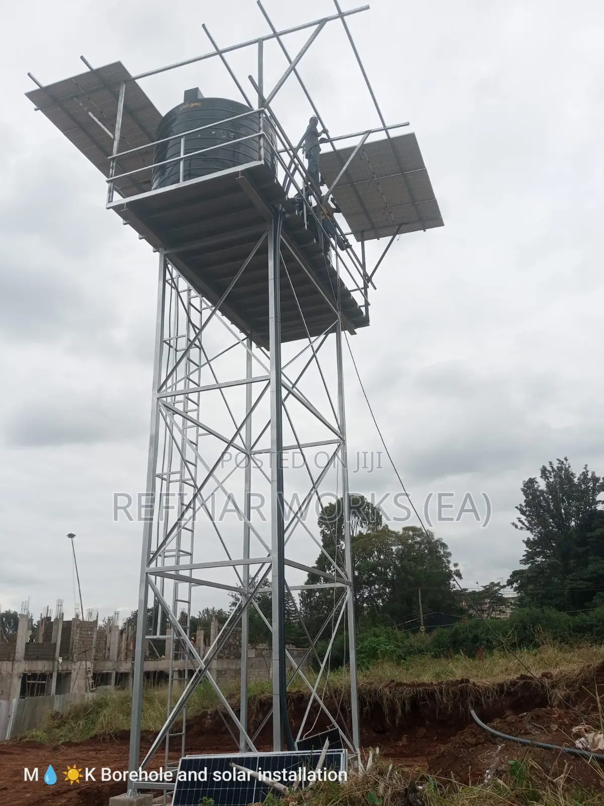 Water Tower Construction - Robust Steel Tower Fabrications