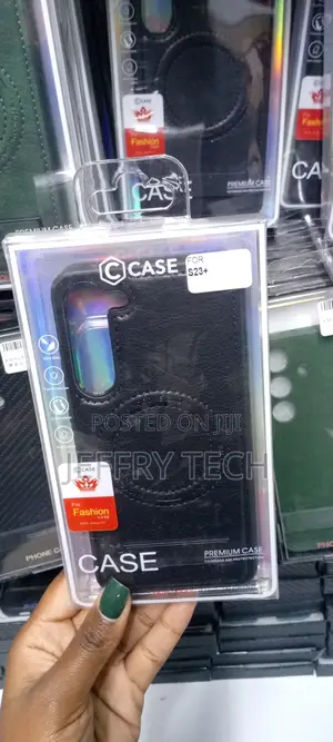 Samsung Galaxy S23 Plus Leather Case,Magnetic Invisible Sta