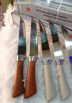 Stainless Steel Blade Knife Set , Plastic Handle at 349• √