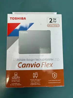 Toshiba Canvio Flex 2TB Portable External Hard Drive USB-C U